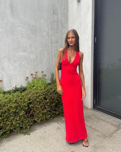 Eiza Gown | Red