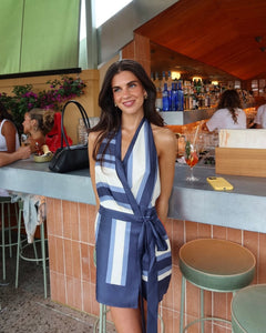 Dazed Wrap Halter Mini
