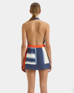 Dazed Wrap Halter Mini